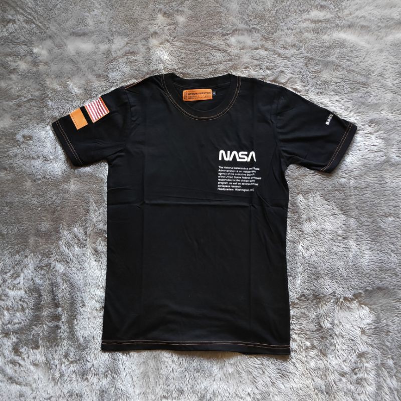 Kaos Tshirt Nasa X Heron Preston Mirror