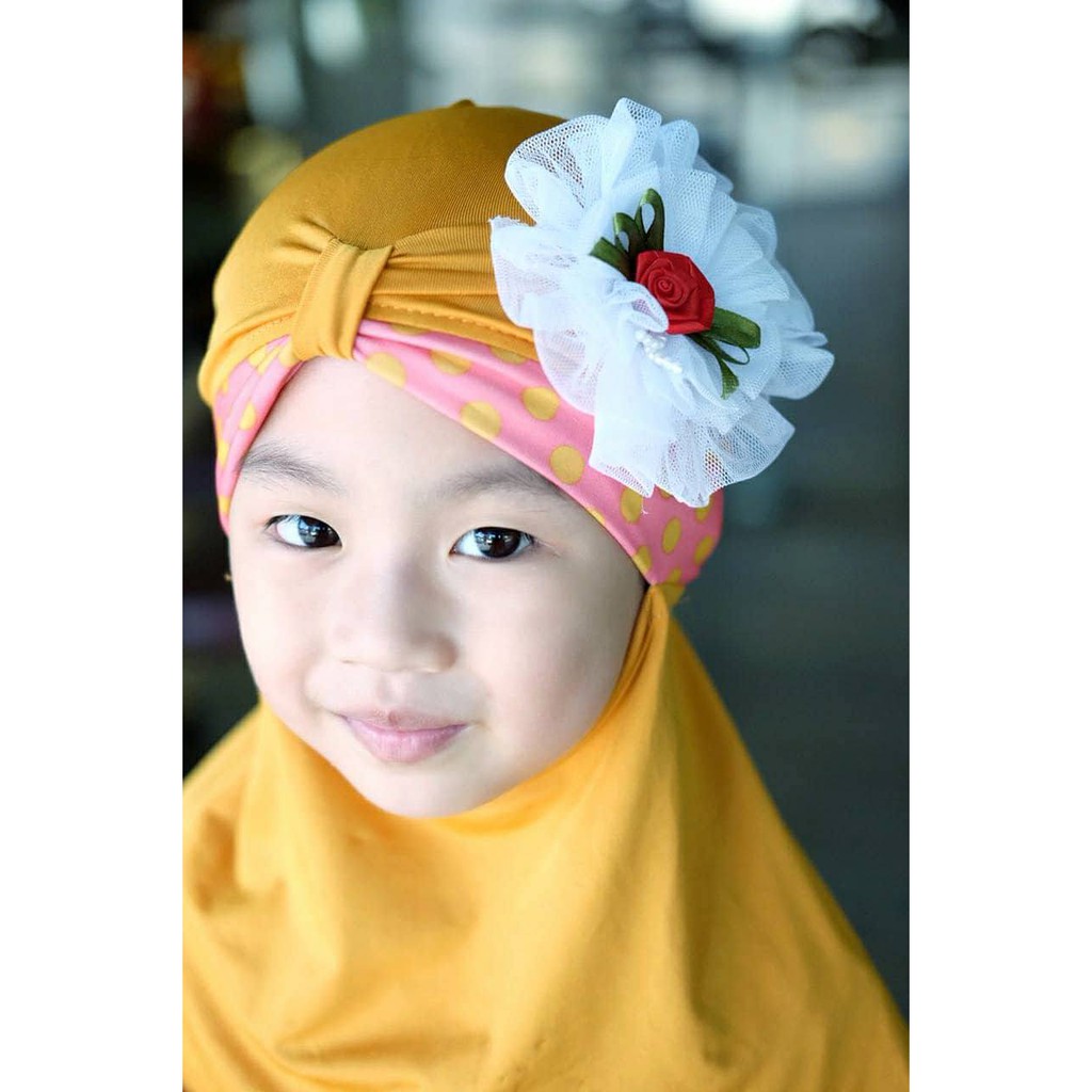 Hijab Instant Anak Cewek Pretty Floral