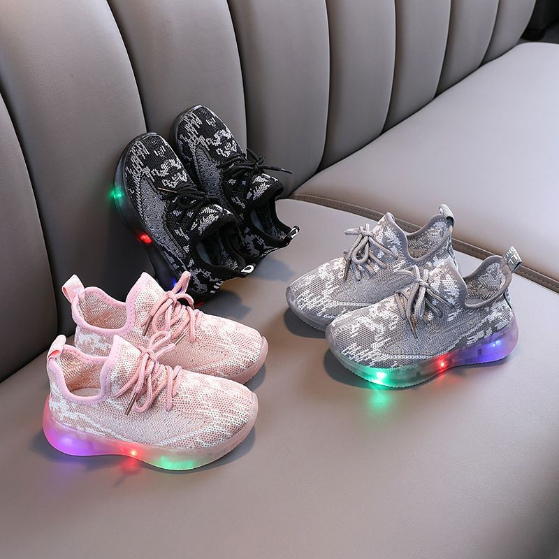 Sneaker Sepatu Impor Anak Perempuan dan Laki-Laki dengan LED / Lampu (Alexa)