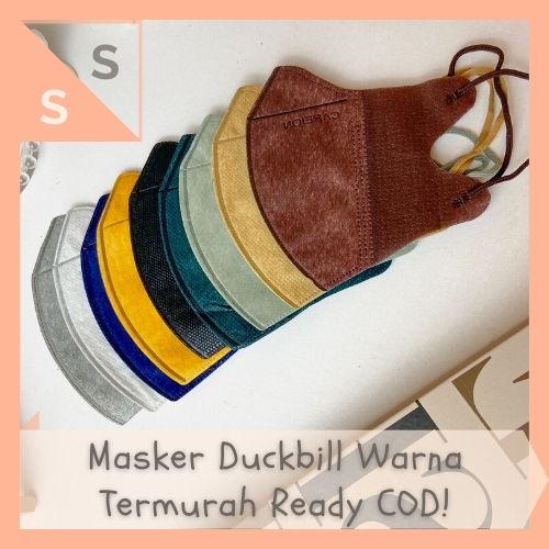 [simplyshop] Masker KN95 Duckbill / Protective 3D Merek Careion Mask Non Medis 4D Warna Shrimp Pink 