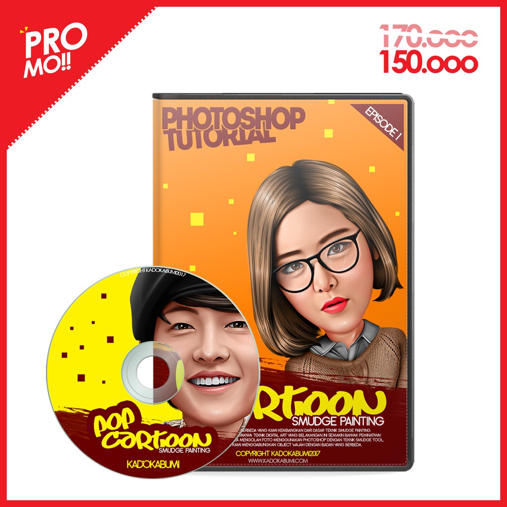 TUTORIAL ADOBE PHOTOSHOP SMUDGE PAINTING MANIPULATION ( KARIKATUR )