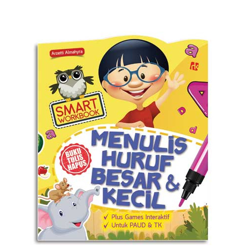 

SMART WORKBOOK MENULIS HURUF BESAR & KECIL (BUKU TULIS HAPUS)