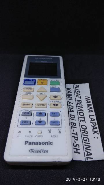 REMOTE REMOT AC PANASONIC INVERTER I-AUTO X 4543 01720 ORIGINAL ASLI