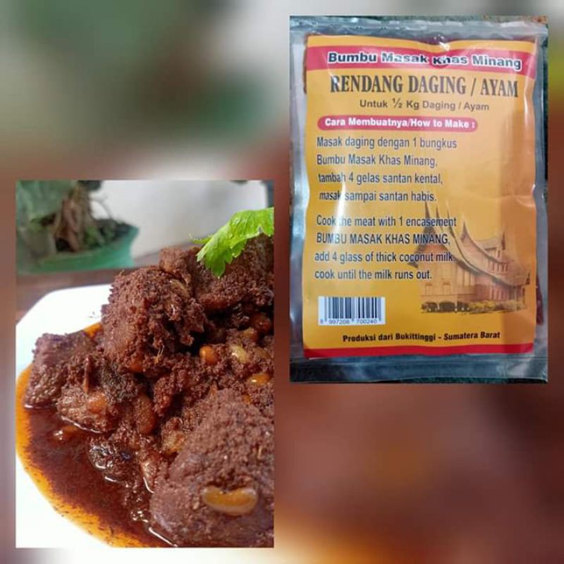 

Bumbu Rendang Daging/Ayam