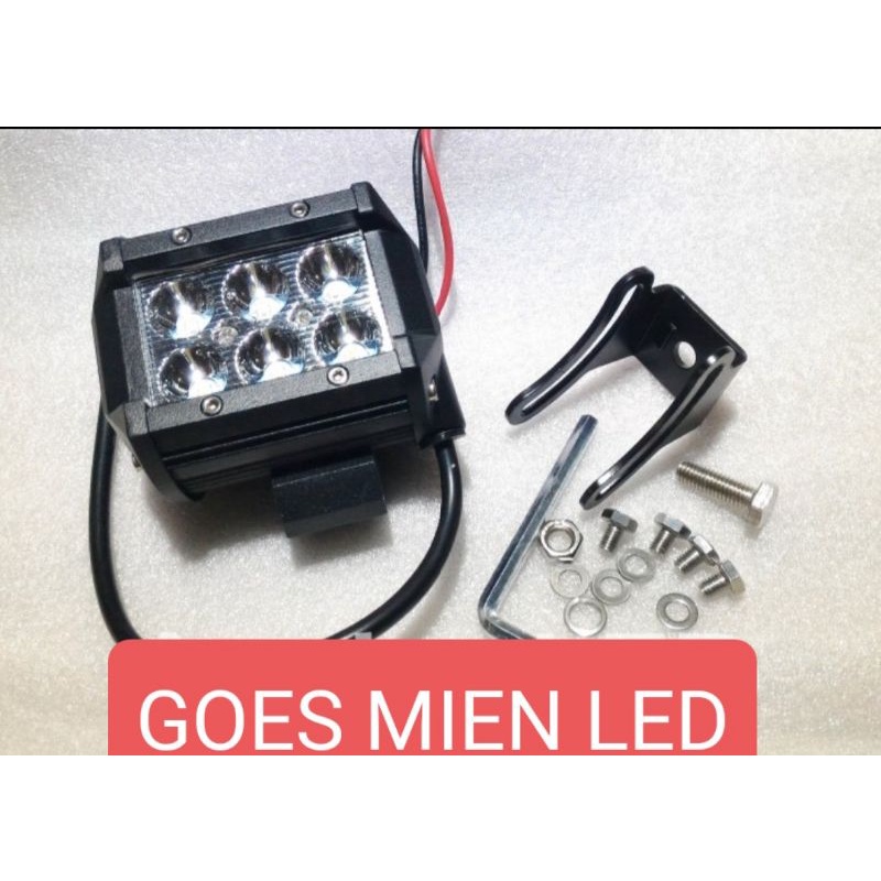 work lamp / lampu kerja 18 watt putih 9-30 volt cree