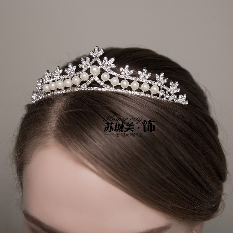 [SIAP KIRIM] HEADPIECE WEDDING MAHKOTA PENGANTIN AKSESORIS RAMBUT TIARA TRP029