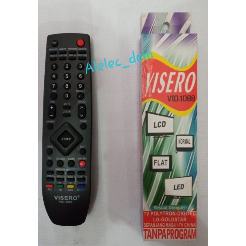 Remote Tv Led Lg Goldstar Remote Tv LCD LG Goldstar Visero/GNW/Rayden