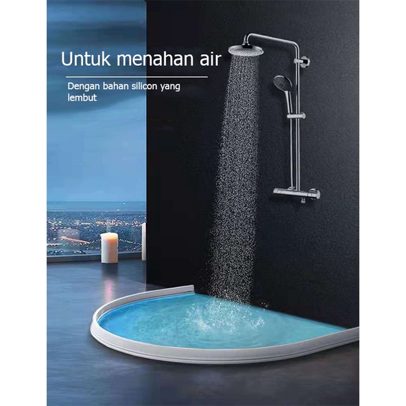 DEFFECT Pembatas Air Kamar Mandi Washtafel Bahan Silikon Seal Pembatas