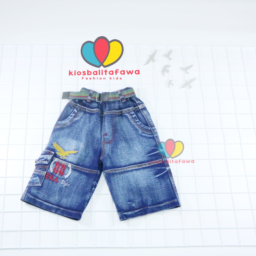 Celana Jeans uk 5-7 Tahun / Celana Jeans Anak Laki Pendek 