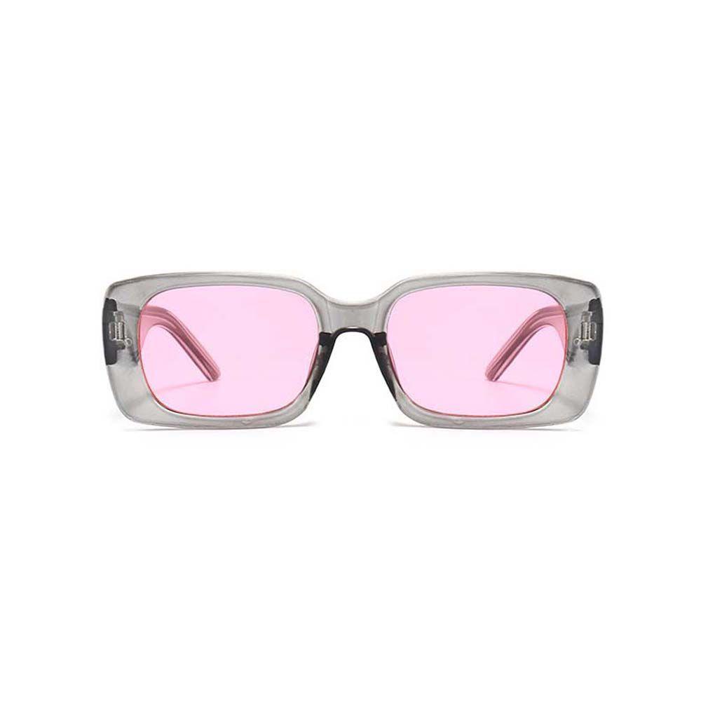 Agustinina Rectangle Kacamata Wanita Pria Anti-UV Anti-Reflective Pelindung Mata Musim Panas Kacamata Bingkai Kecil Sunglasses