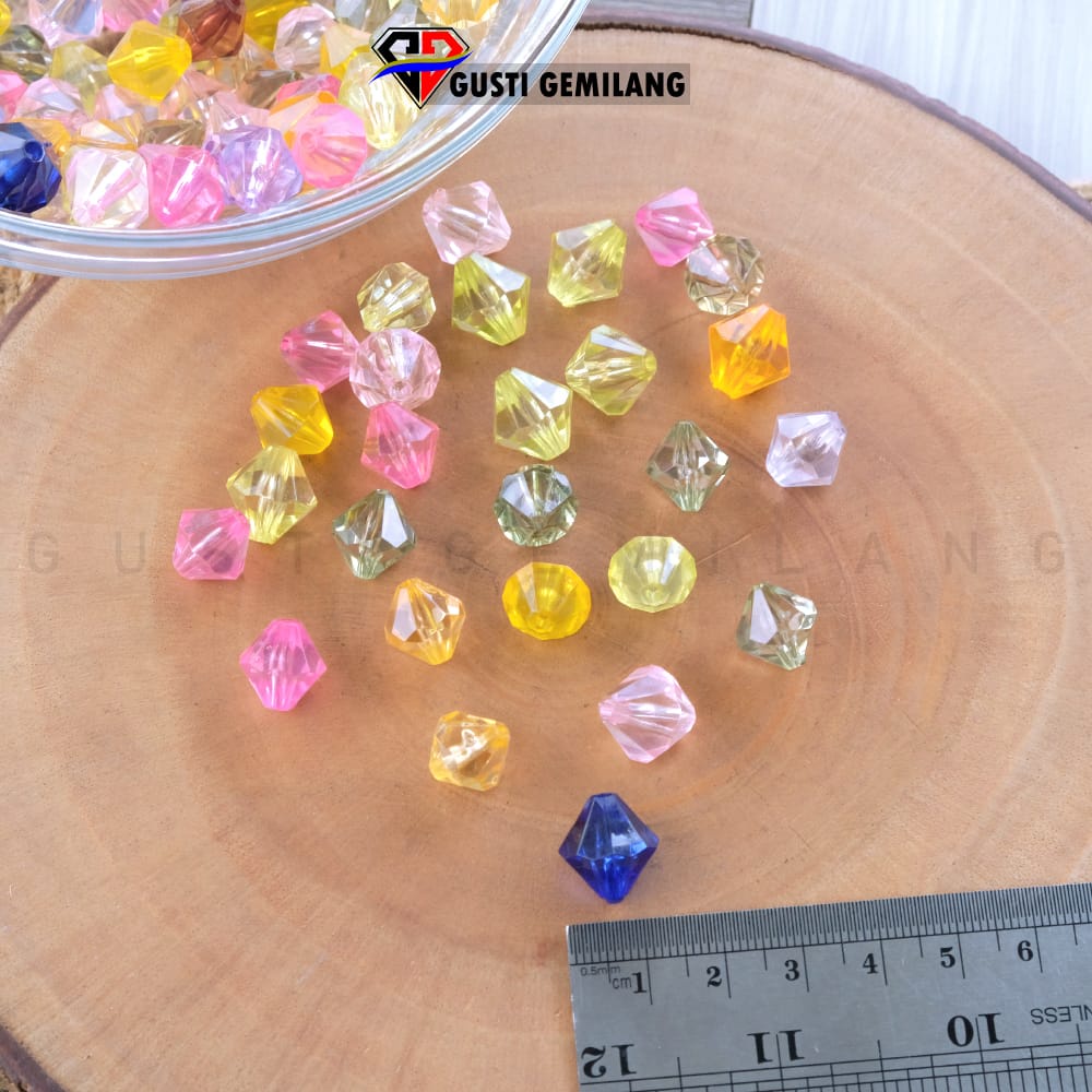 Diamond Transparan Warna Warni 10gram