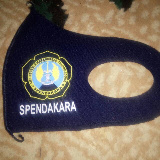 Masker scuba sablon
