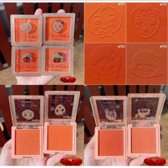 KISS BEAUTY BLUSHER PALETTE ANYLADY