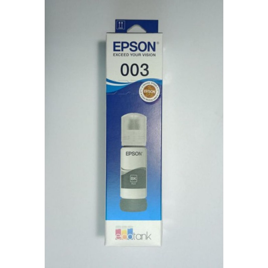 Tinta Epson T003 Black Hitam T 003 003B Original Cartridge Ori Resmi