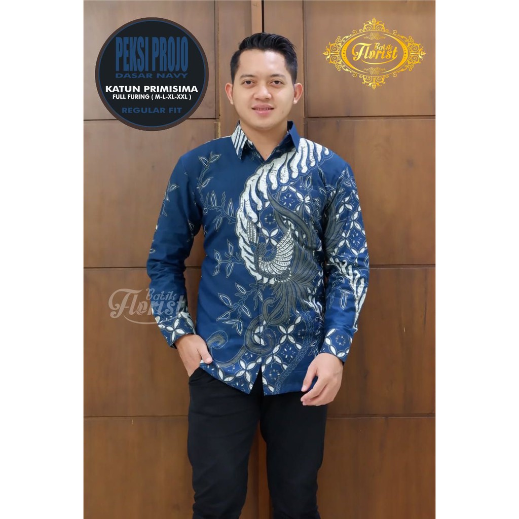 PEKSI PROJO Batik Pria Full Furing Bahan Katun Halus Primisima