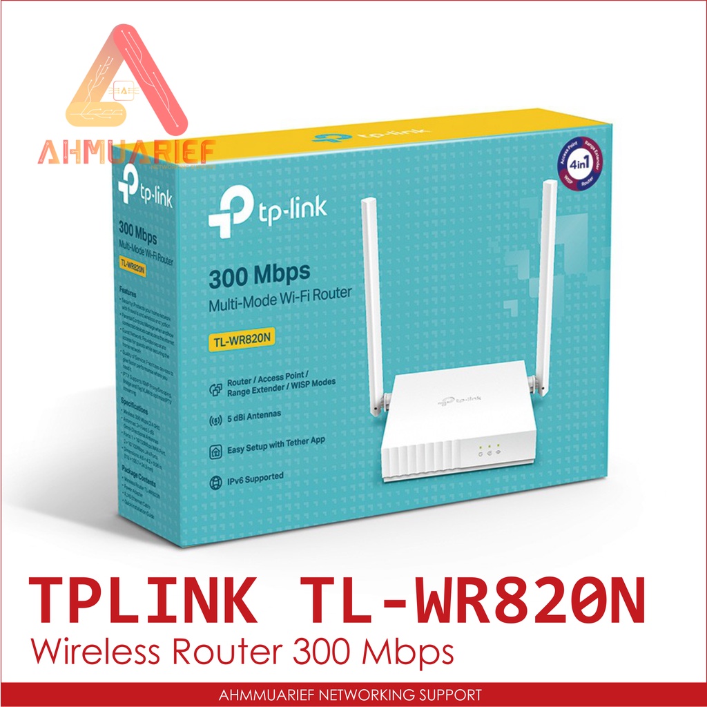 BARU - Router 300Mbps TP LINK TL-WR820N Access Point Wireless WIFI Repeater