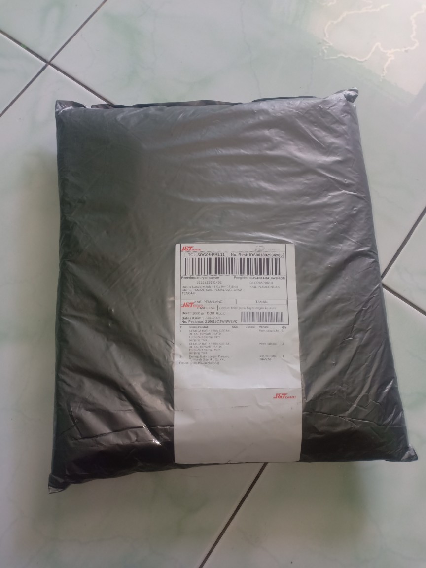 Kemeja Batik Pria Size  M L Xl Xxl Bswart Batik Hrb026 Kenongo Hem Panjang Padi