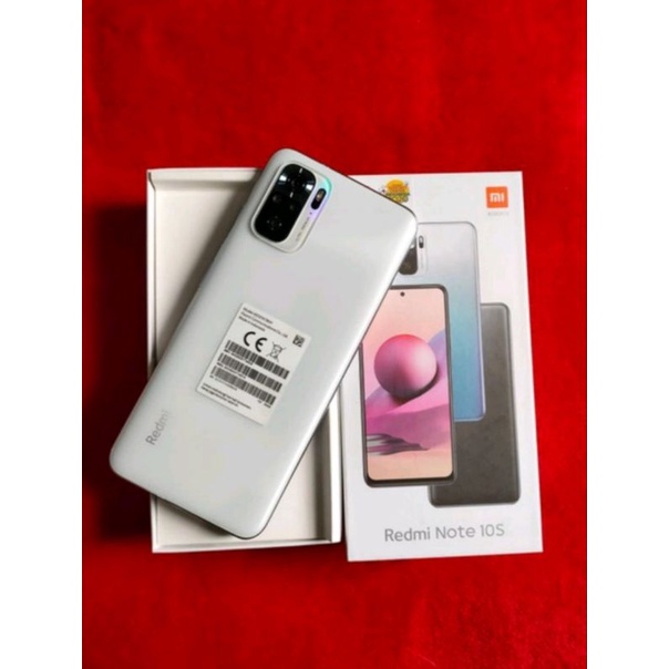 REDMI NOTE 10s RAM 8 ROM 128 SECOND FULLSET LIKE NEW
