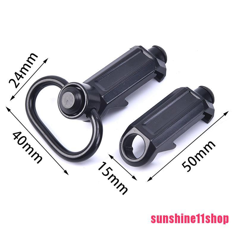 Adapter Sling Swivel Taktis Qd Rail Mudah Dilepas