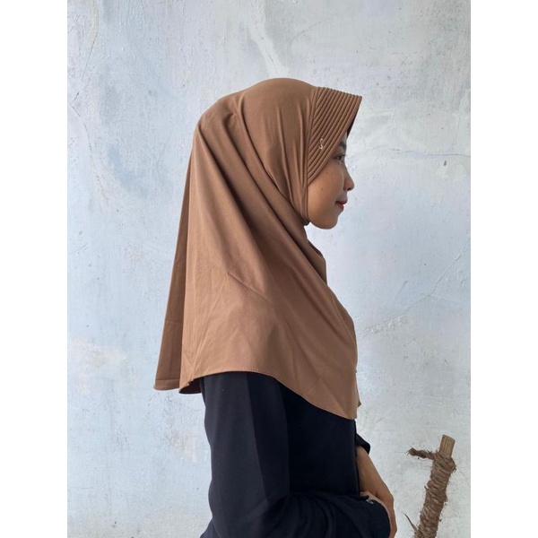 JILBAB BERGO HAMIDAH SIZE M HIJAB INSTAN MENUTUP DADA