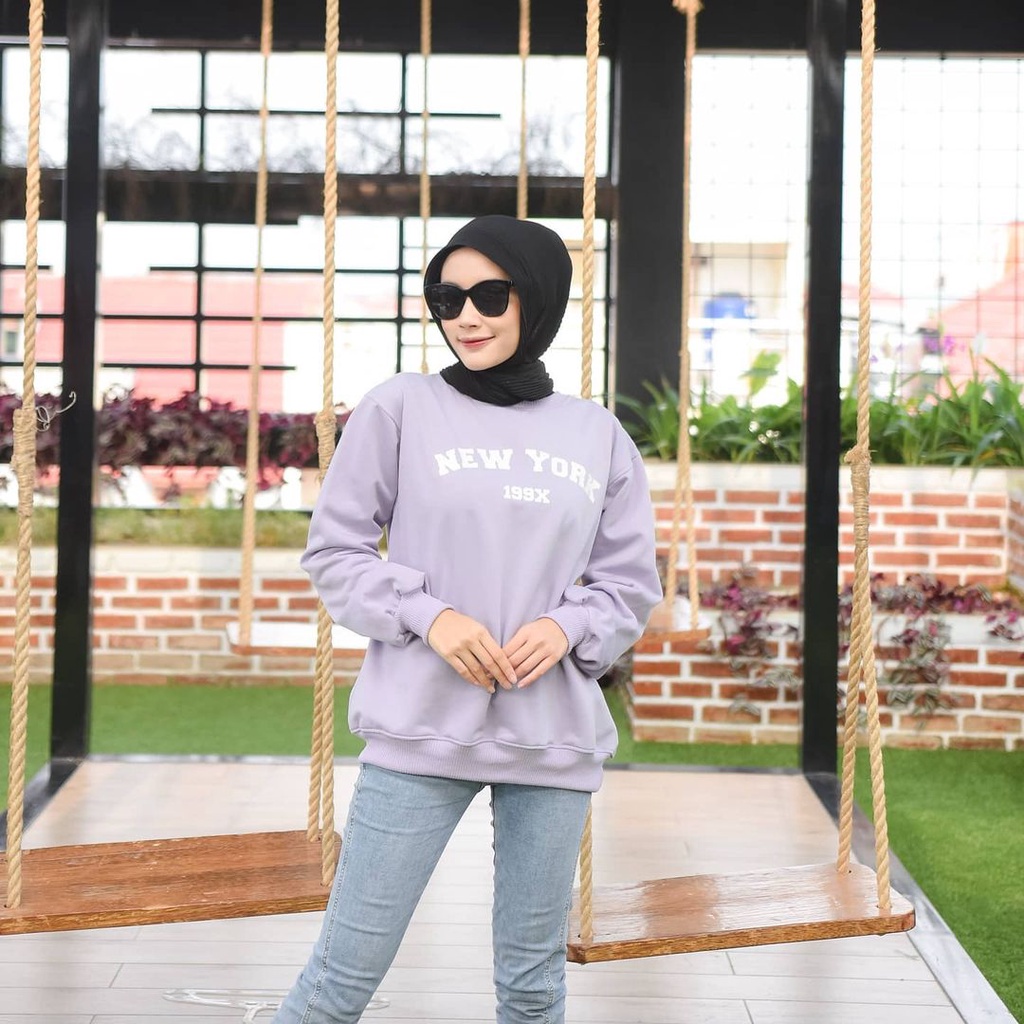 SWEATER OBLONG WANITA NEW YORK 199X BEST QUALITY