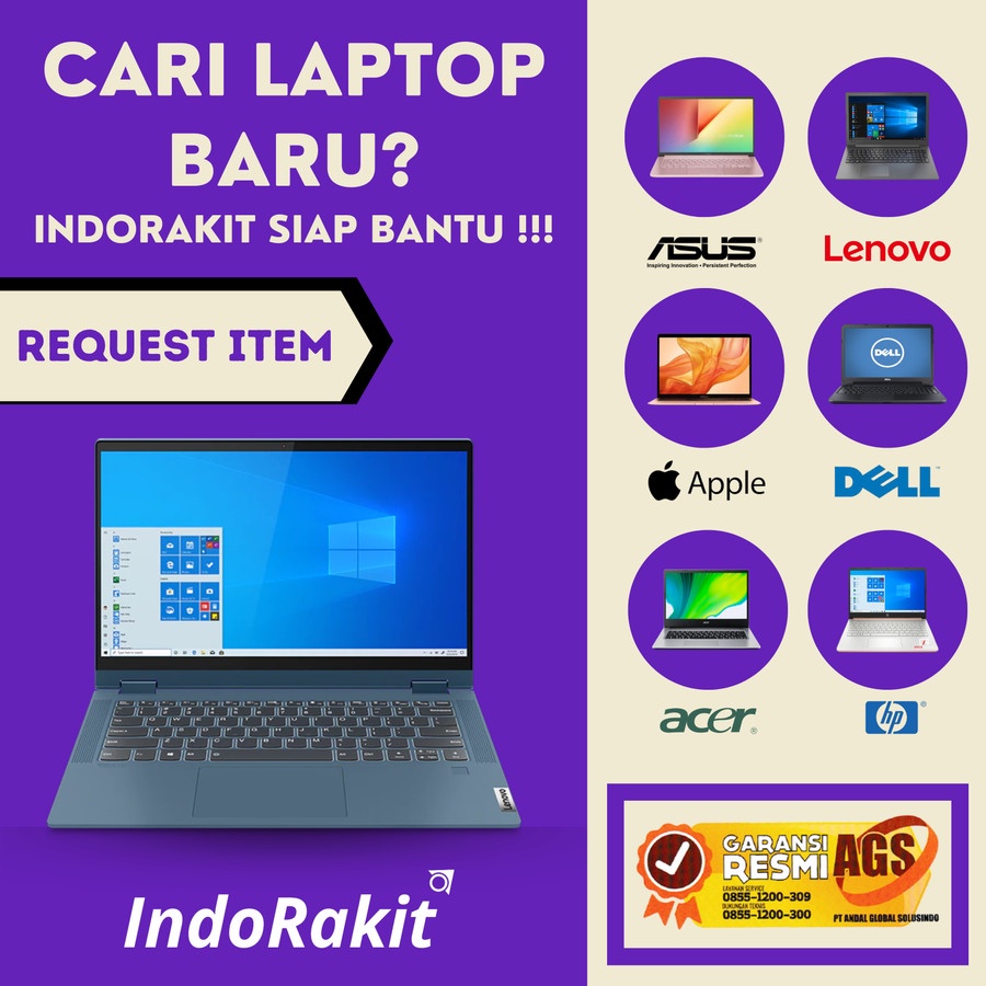 Jual Jual Laptop Murah Bisa Request Tipe Merek Asus Lenovo hp Acer Dell