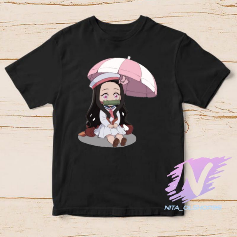 nezuko chibi kaos anak nezuko kamado kimetsu yaiba