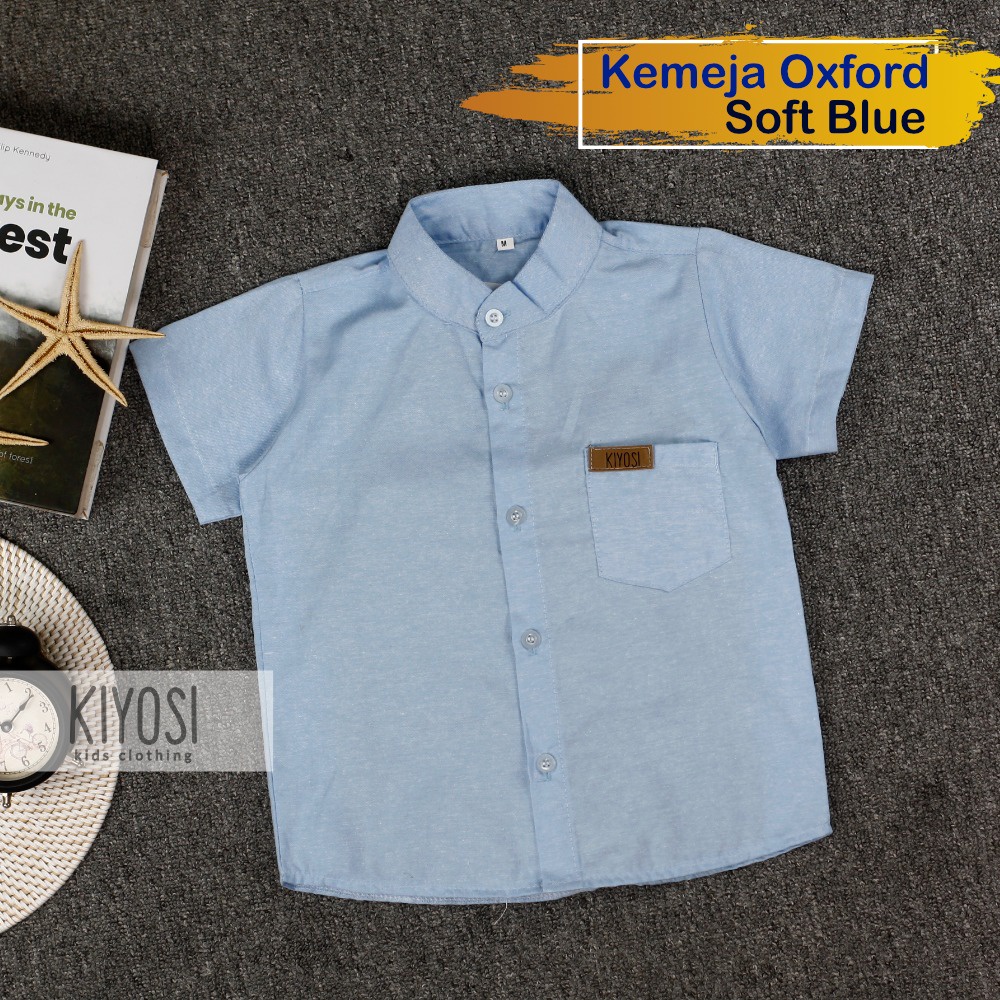 KIYOSI Kemeja Oxford Polos Anak Kemeja Anak Best Seller 0-6 Tahun