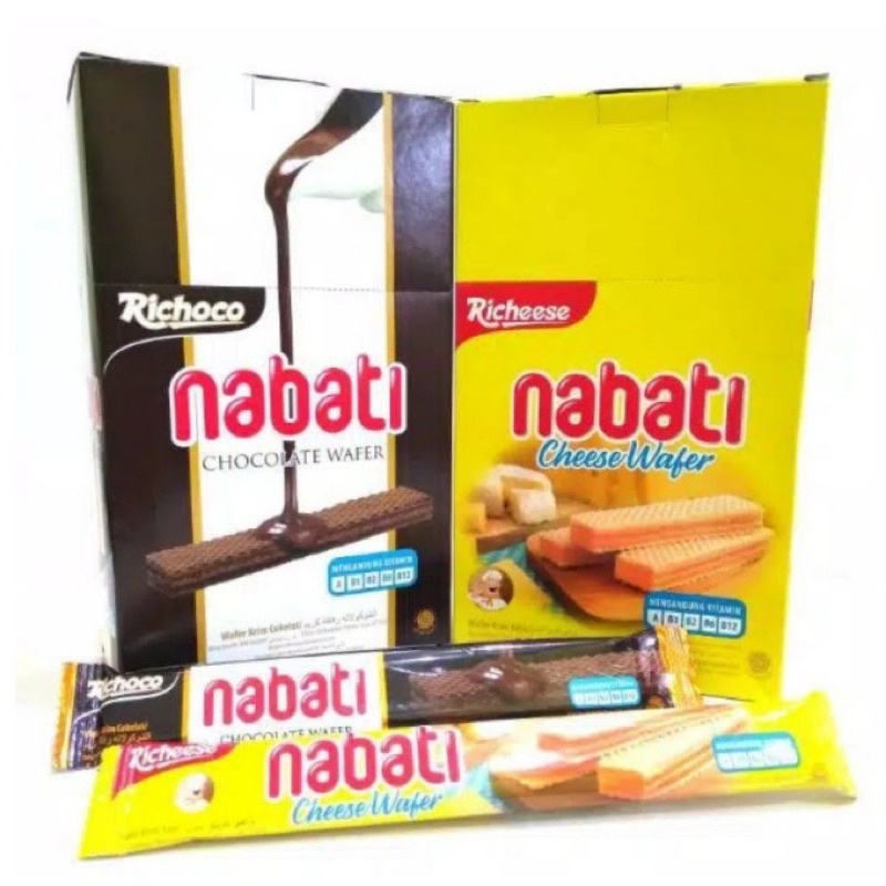 

Richeese Nabati Wafer Keju & Richoco 20 Pcs @8 gram