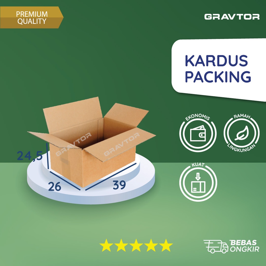 

Box | Dus | Kotak | Kardus Polos Packing 39x26x24,5cm (BARU)