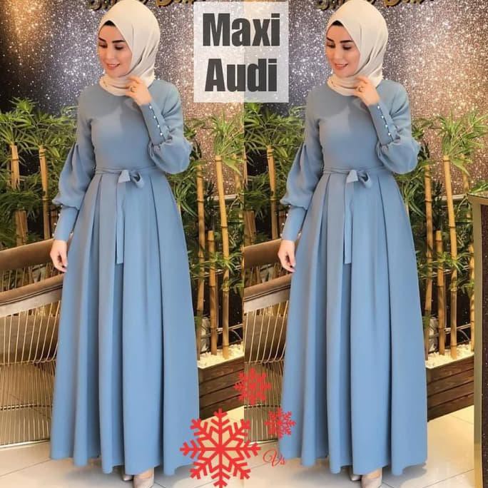 ( BISA COD ) MAXI AUDI OCEAN Gamis 0100 SJQ Baju Gamis Wanita Terbaru TERBATAS [Kode 1|Kode 2|Kode