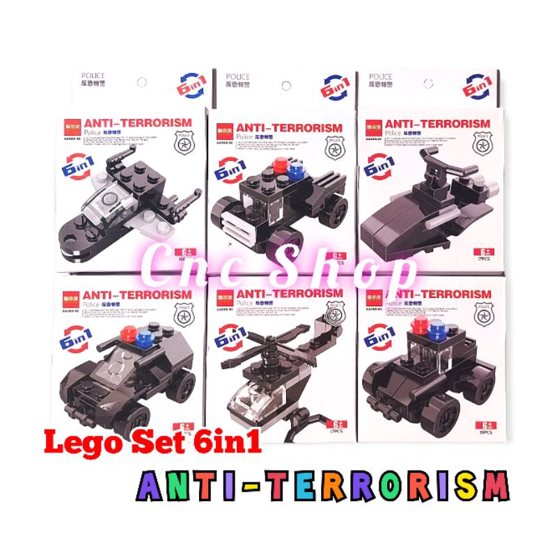 Mainan Mobil Mobilan Mini 1Set 6pcs Seri Speed Cars DIY Anak Bagus Murah