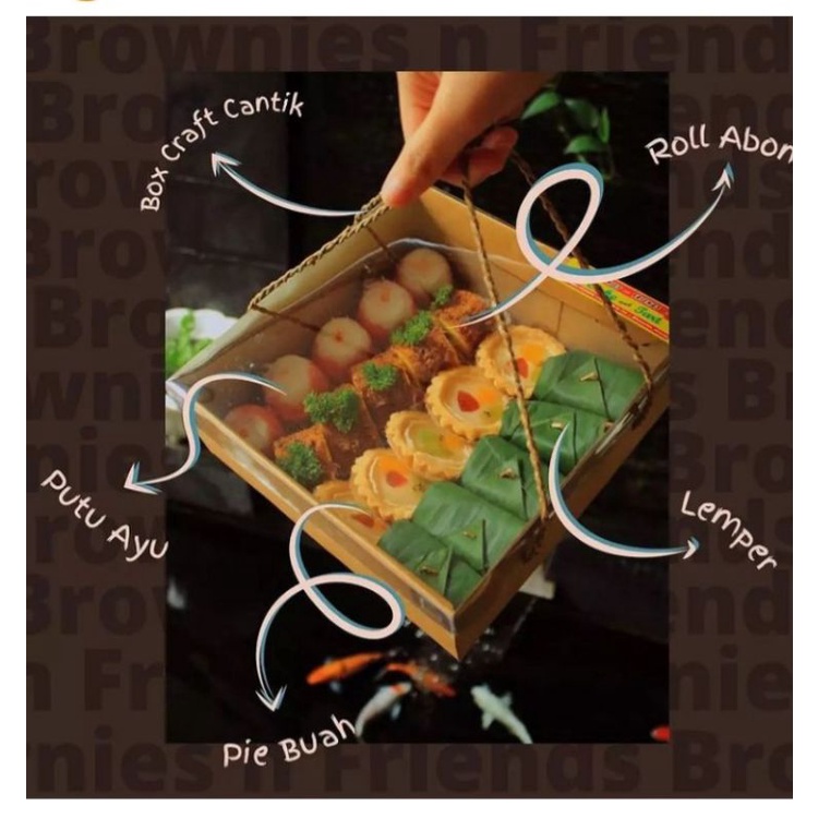 

4 box kue basah