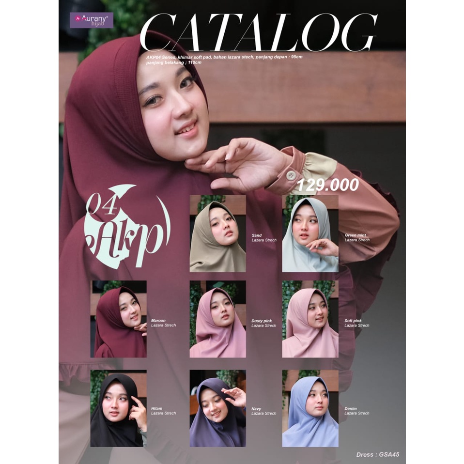 AKP 04 KHIMAR by Aurany Hijab