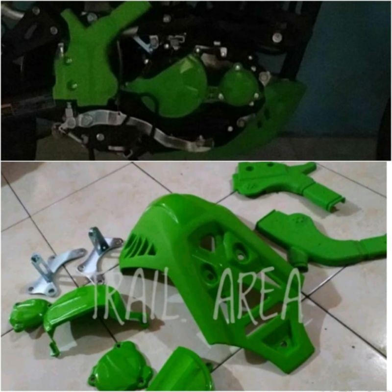 Cover Tutup mesin KLX tutup blok KLX 150 BF tutup sasis KLX cover mesin KLX cover sasis KLX