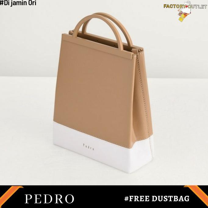 F⚡ash Sale tas handbag korea✿ TAS WANITA PEDRO ORIGINAL FO133 - brown multi TasHandBagBagus