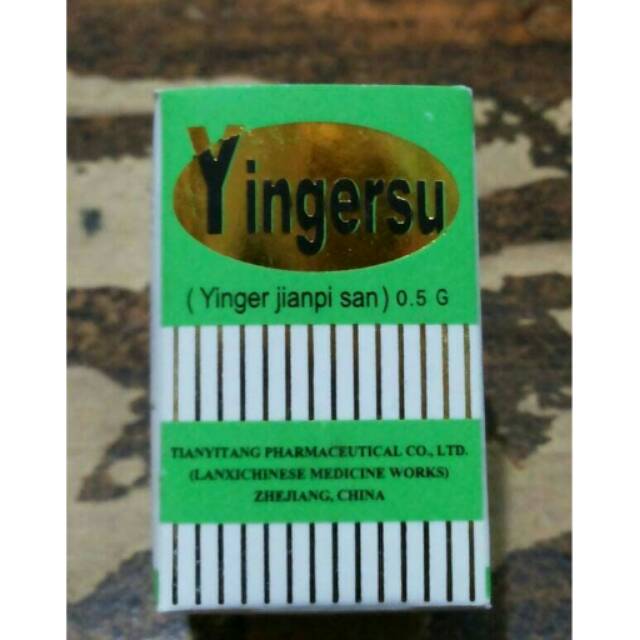 YING ER SU  ( OBAT PENCERNAAN BAYI )
