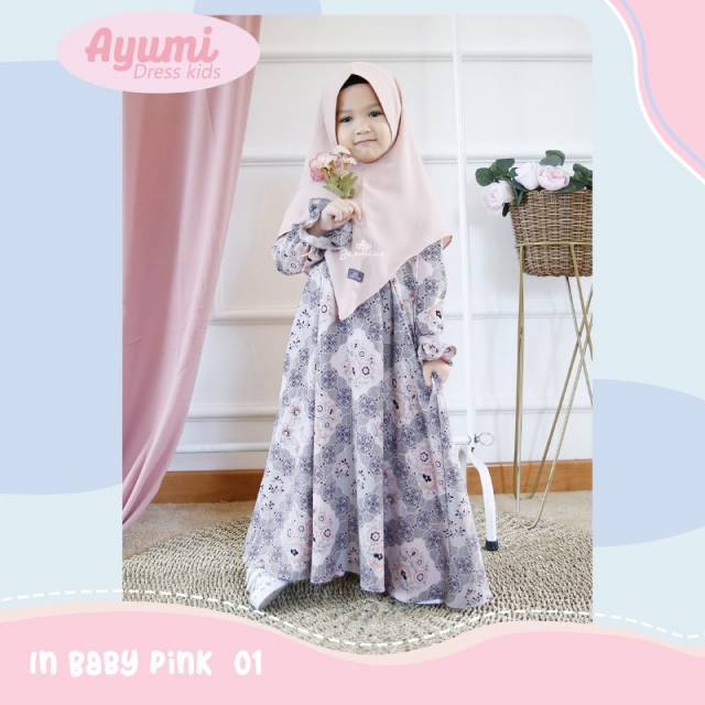 Gamis Anak Ayumi Kids Dress Jasmine by Lidia Hadiwinoto