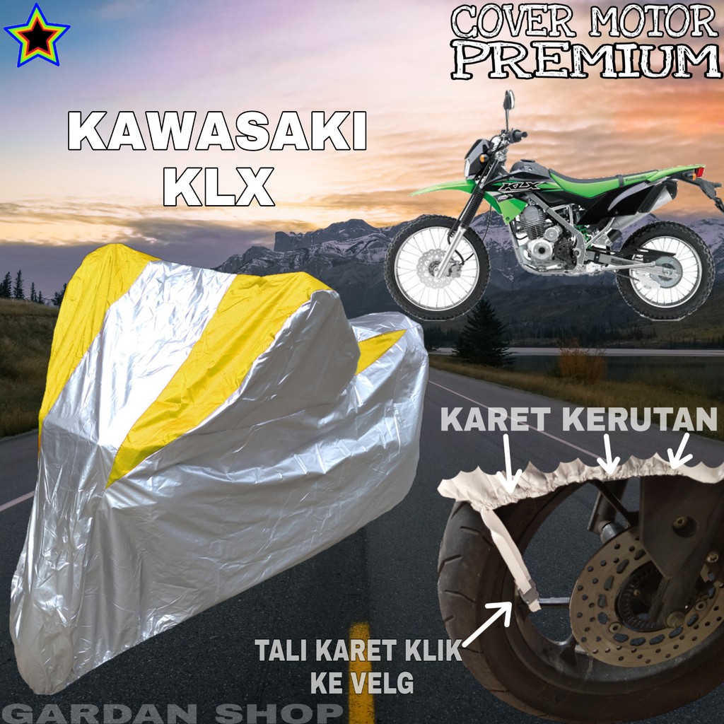 Sarug Motor KAWASAKI KLX Silver KUNING Body Cover Kawasaki PREMIUM