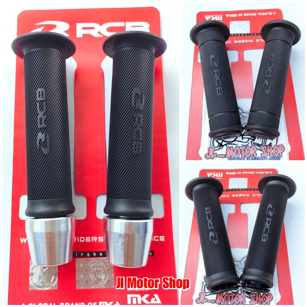 HANDFAT HANDGRIP GRIP RCB ORIGINAL HG66 HG55 Bulu Malaysia - Karet Stang Pegangan RCB HG 55 66 Plus Jalu Stang Merah Hitam Biru Kuning Grey HANDFAT RCB