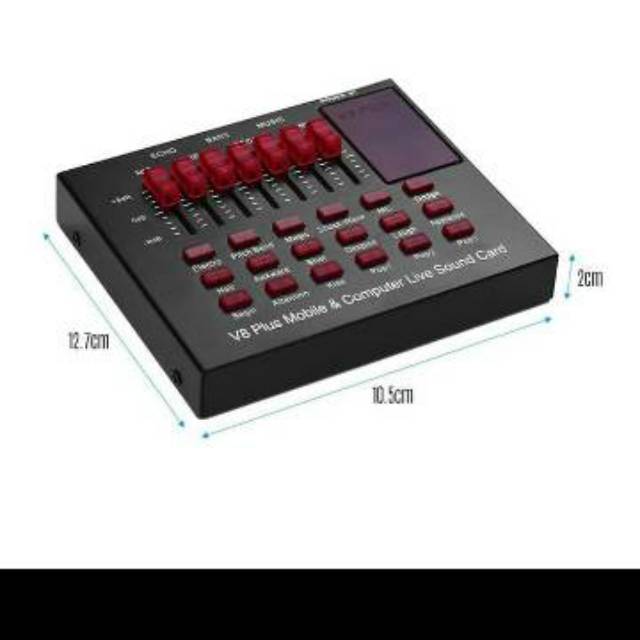 SOUNDCARD V8 PLUS / MIXER V8 PLUS / BLUETOOTH MIXER AUDIO V8 PLUS / SOUND CARD V8PLUS BROADCAST