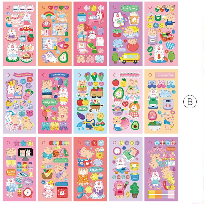 

[1 LEMBAR] RANDOM STICKER DECORATIVE DEKORASI STIKER SCRAPBOOK JOURNAL STICKER DECO PHOTOCARD STIKER DIARY