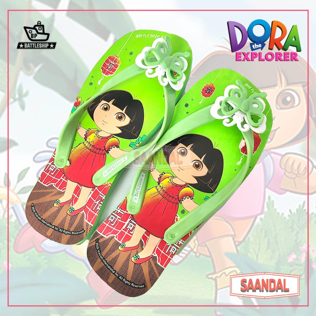 Sandal Jepit Anak Perempuan Dora The Explorer by Battleship (BISA SATUAN COD)