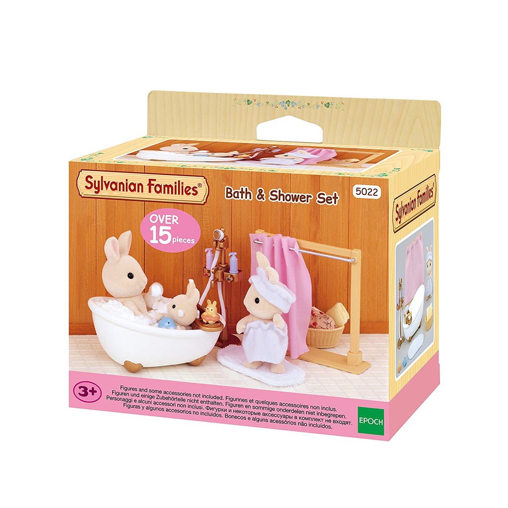 Mainan Koleksi Sylvanian Families Bath & Shower Set