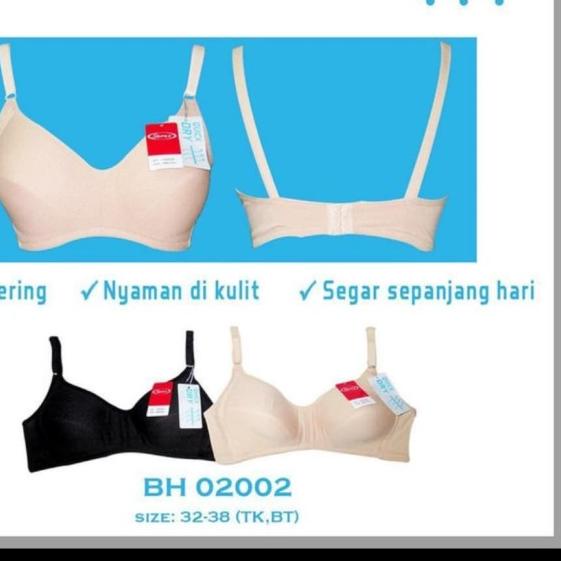 ♀ bh / bra quick dry sorex 02002 tanpa kawat cup B uk 32 34 36 38 - 32, Cokelat ❅
