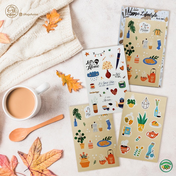 

Sticker / Stiker Deco Aesthetic Pack Hygge Lifestyle 001 Utk Laptop, Buku, Diary, Journal, dll