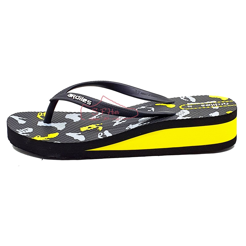 SFH SANDAL WEDGES WANITA ARDILES CURVA  // ARDILES VIBEKE // ARDILES EUSTACIA-VIBEKE HITAM