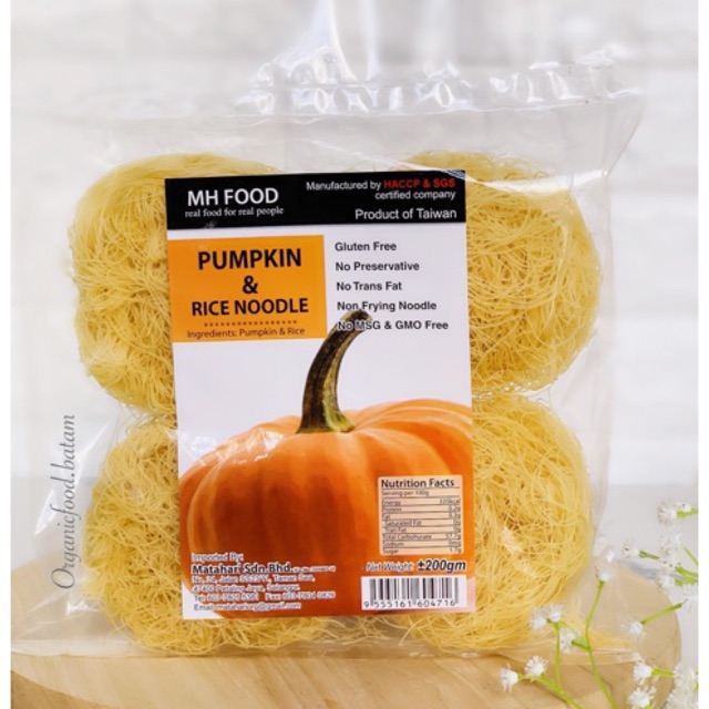 

Gluten free Pumpkin & Rice Noodle / Bihun 200g