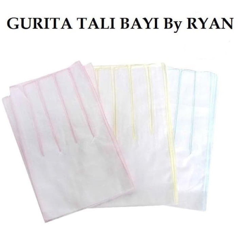 Ryan Gurita Tali / Ikat Gurita Bayi (3pcs/pack)