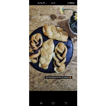 

roti kepang keto